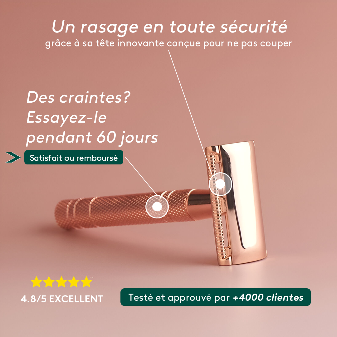 Rasoir de Sûreté Green Sensitive, pour peaux sensibles