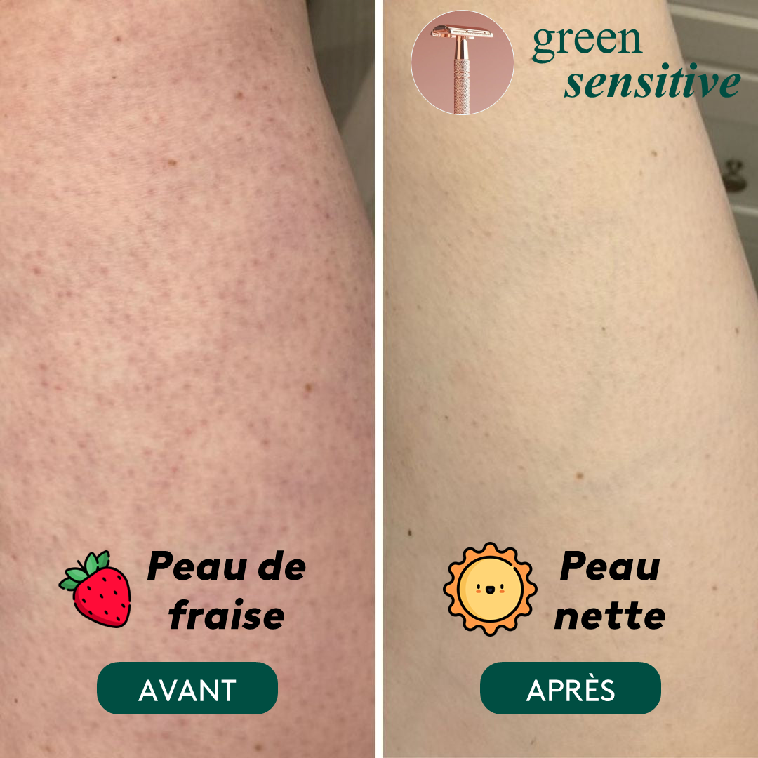 Rasoir de Sûreté Green Sensitive, pour peaux sensibles