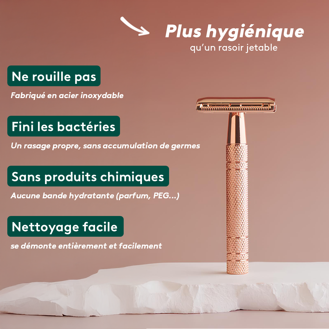 Rasoir de Sûreté Green Sensitive, pour peaux sensibles